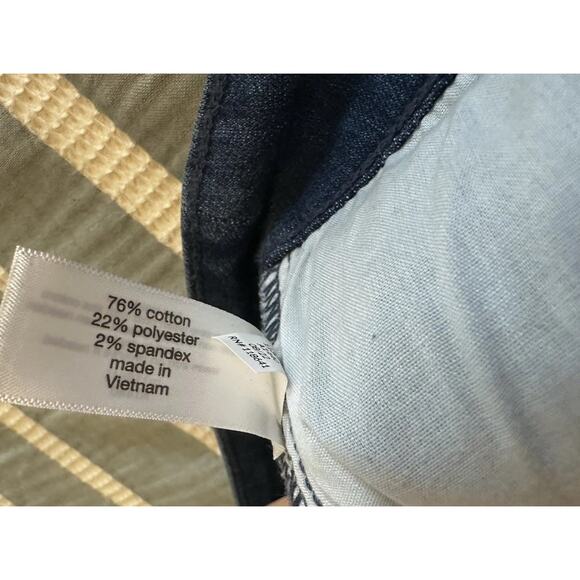 New Lane Bryant Signature Fit Wide Leg High Rise 16 S Denim Dark Blue Jeans NWT - Picture 7 of 8